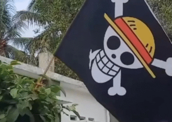 Bendera bajak laut dari serial anime One Piece. (Foto: SCMP).