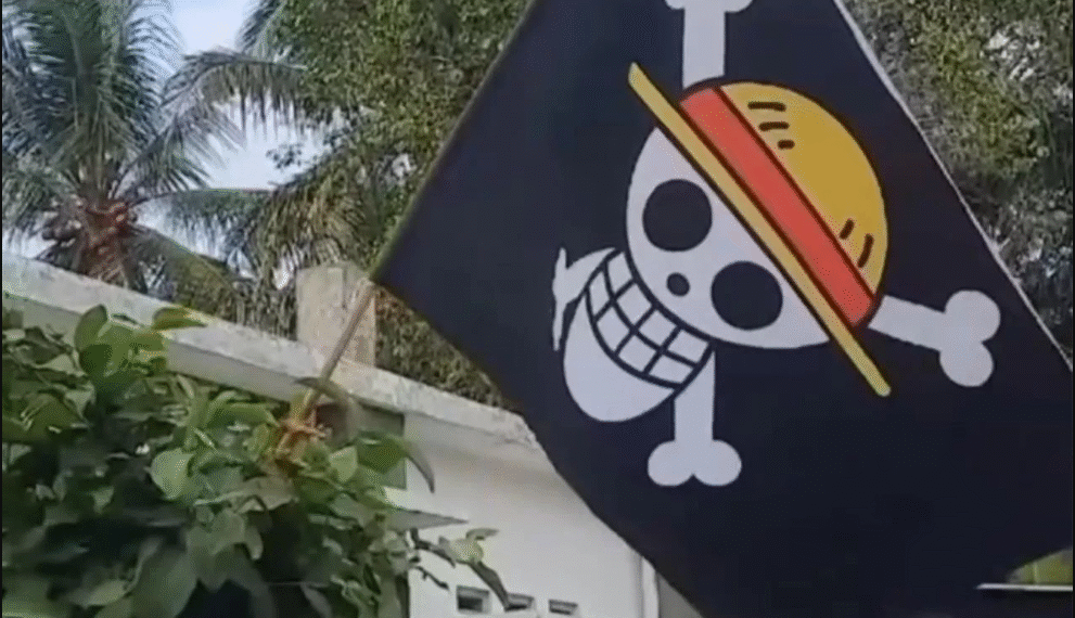 Bendera bajak laut dari serial anime One Piece. (Foto: SCMP).